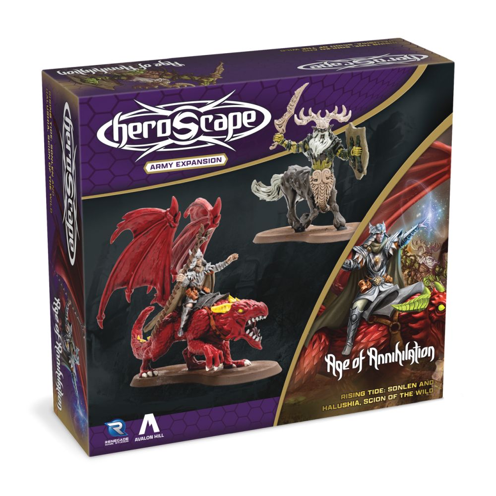 Heroscape - Rising Tide - Sonlen & Halushia; Scion of the Wild Army Expansion