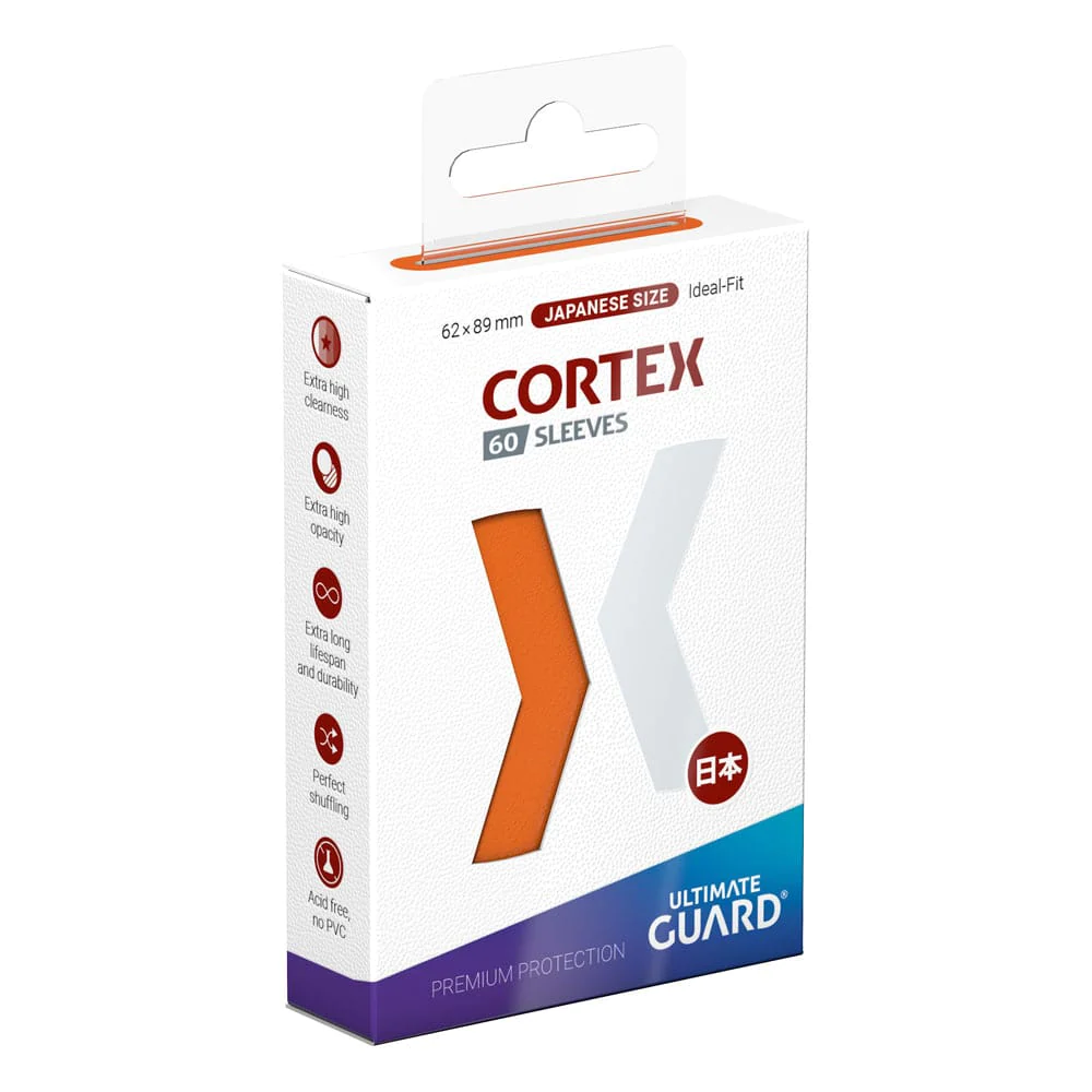 Ultimate Guard: Japanese Size Sleeves Cortex Orange