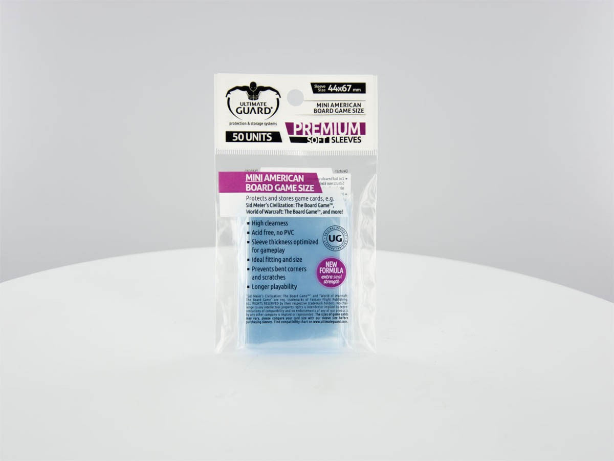 Ultimate Guard: Board Game Sleeves Premium Soft Mini American