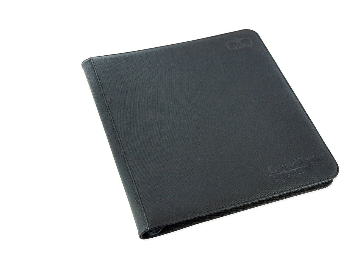 Ultimate Guard: Portfolio 24-Pocket QuadRow XenoSkin ZipFolio 480 Black