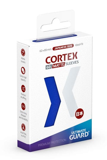 Ultimate Guard: Japanese Size Sleeves Cortex Matte Blue