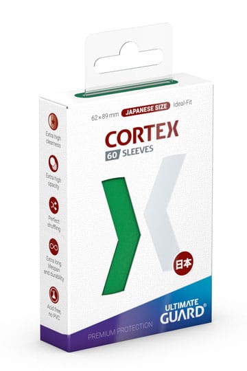 Ultimate Guard: Japanese Size Sleeves Cortex Green