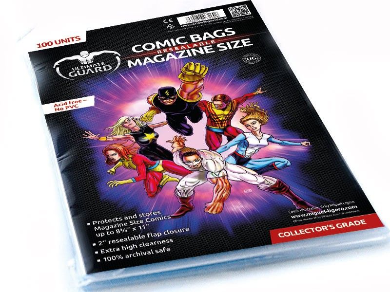 Ultimate Guard: Comic Bags Resealable Magazine Size