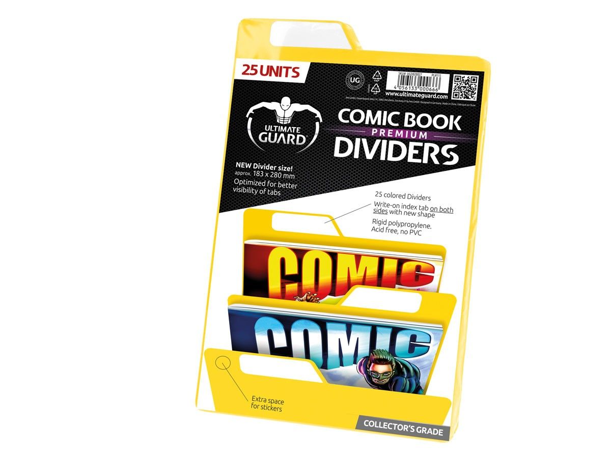 Ultimate Guard: Comic Book Dividers Premium Yellow