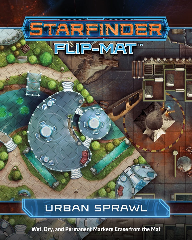 Starfinder RPG: Flip-Mat: Urban Sprawl