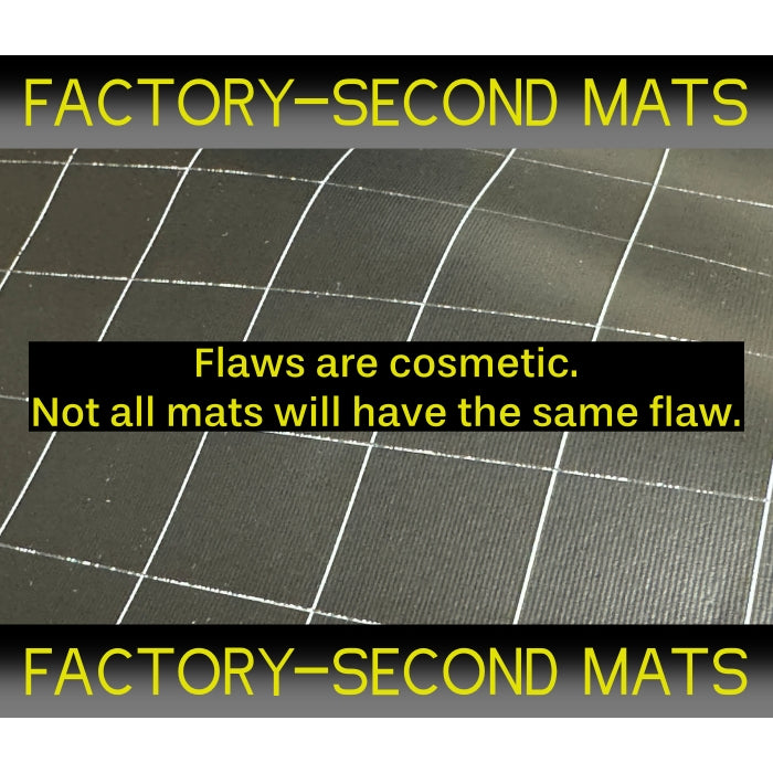 CHX 97480F Factory-Second MegamatÂ® 1" Reversible Black-Grey Squares
