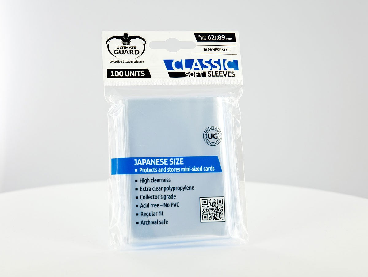 Ultimate Guard: Japanese Size Sleeves Precise-Fit Inner Sleeves Transparent