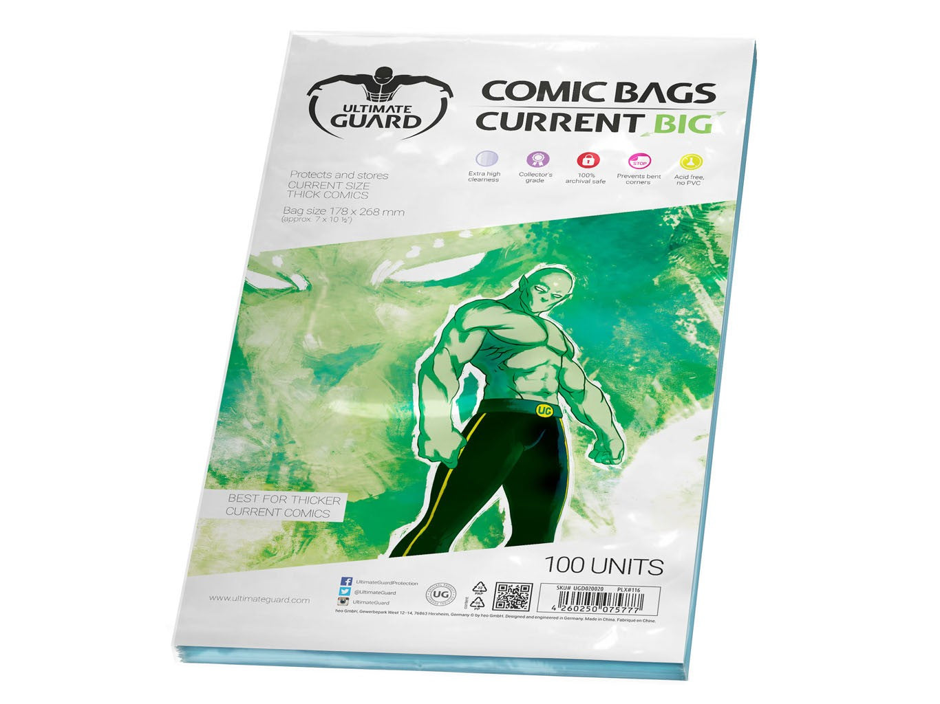 Ultimate Guard: Comic Bags Big Current Size