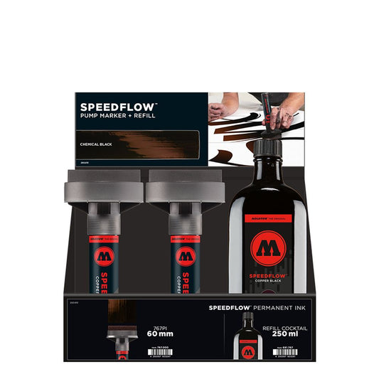 Molotow - Displays - Speedflow Ink-Set Display (Stand Display)