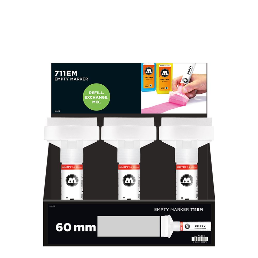 Molotow - Displays - Masterpiece 711EM Stand Display (Stand with Stock)