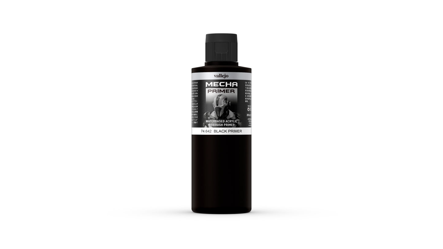 Vallejo - Mecha Colour - Black Primer 200ml
