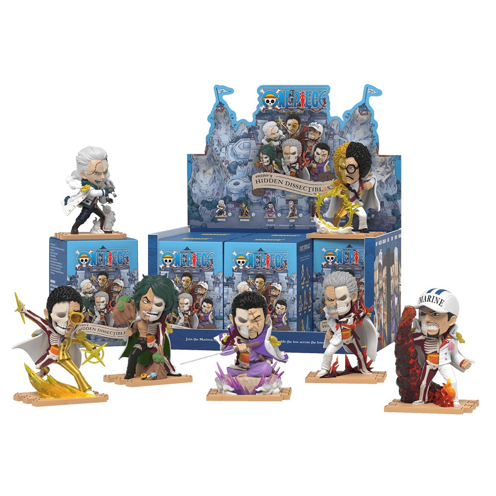 Mighty Jaxx: Freeny's Hidden Dissectibles One Piece (Marines Edition) Display