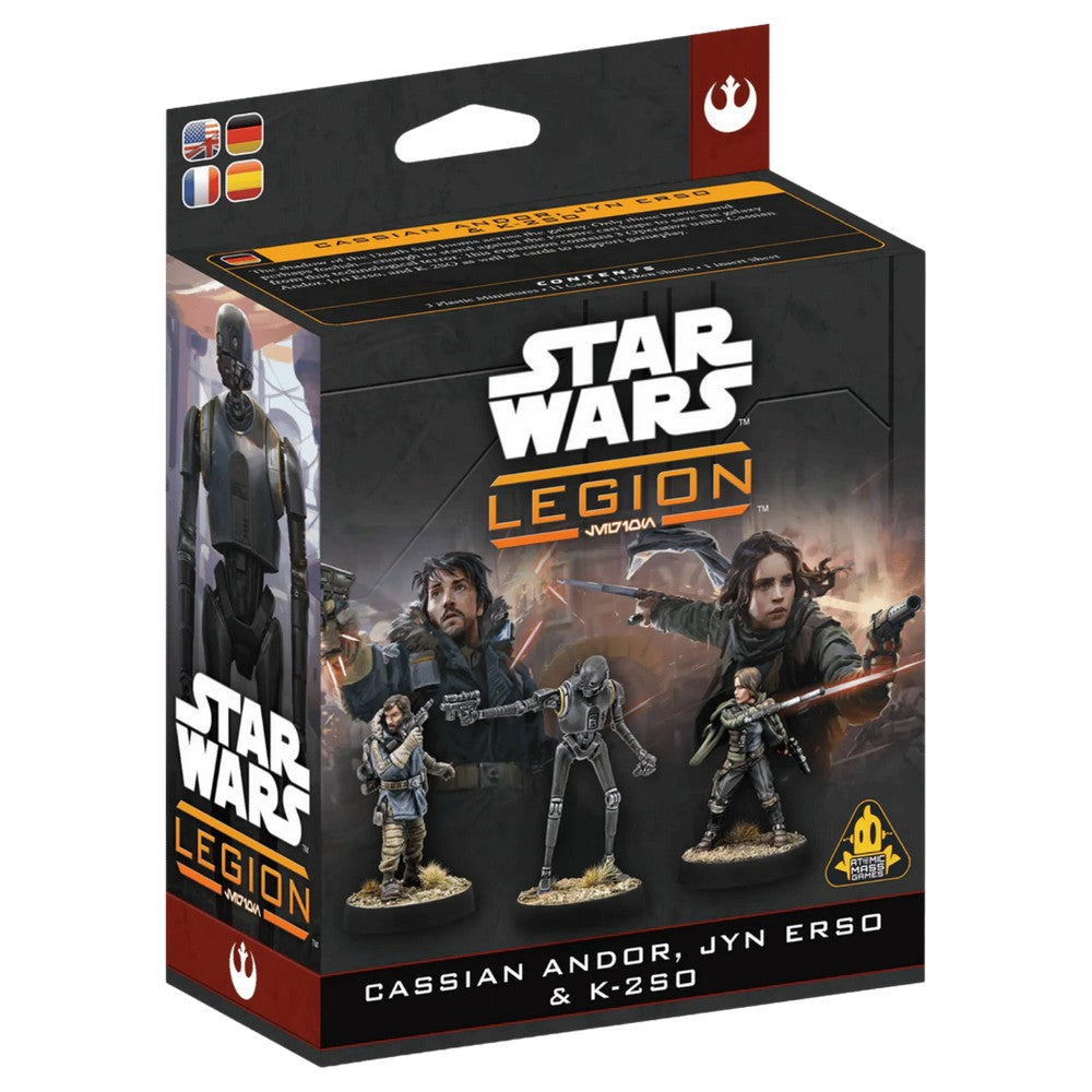 Star Wars: Legion Cassian Andor, Jun Erso & K-2SO