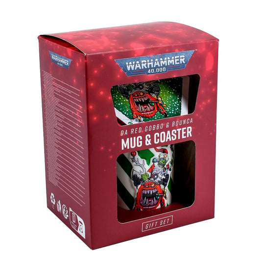 Warhammer Red Gobbo Mug & Coaster Gift Set