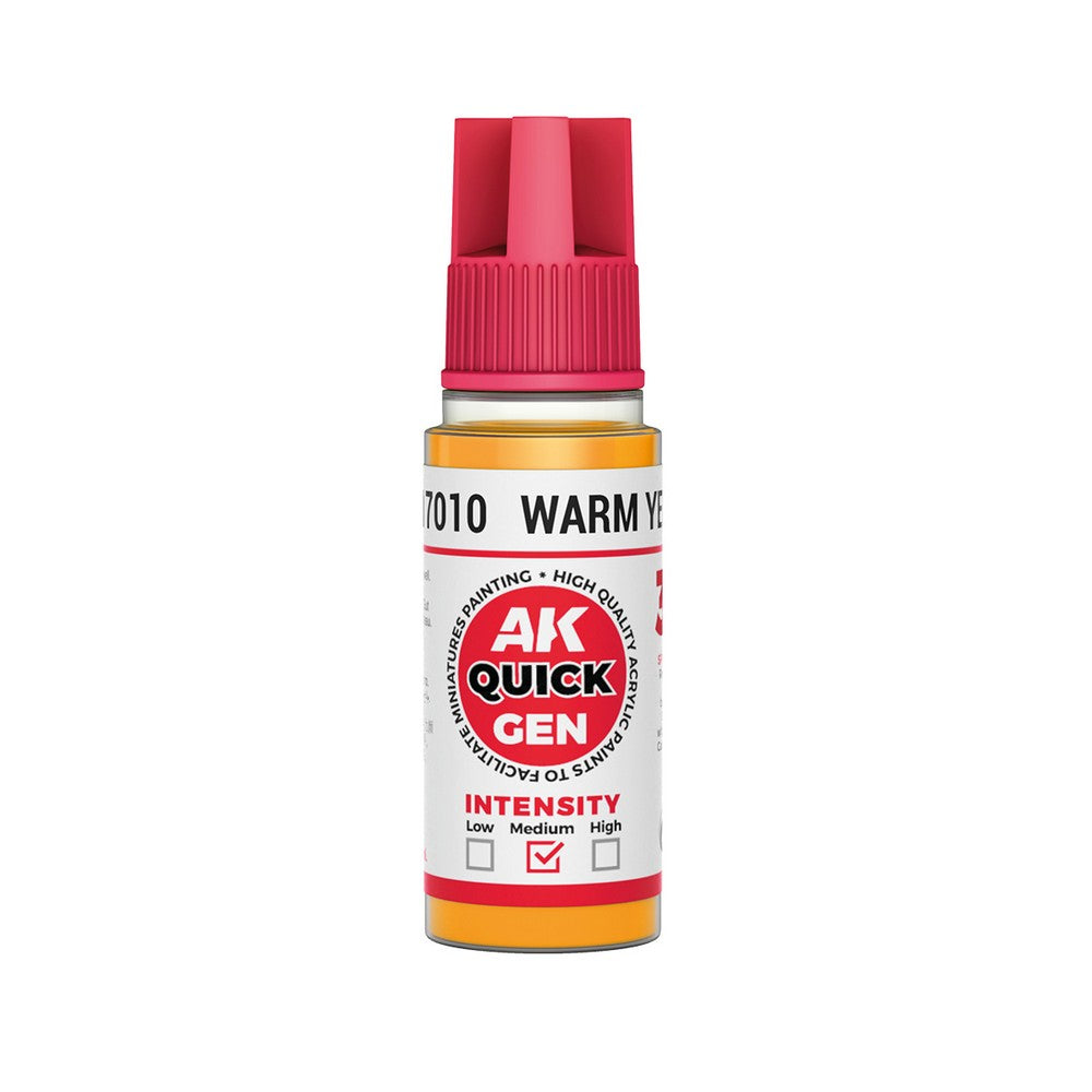 AK Interactive - Quick Gen - Warm Yellow 18 ml