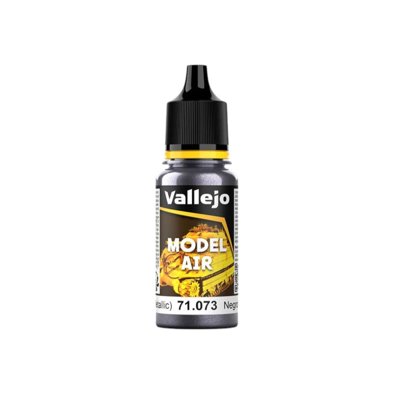 Vallejo - Model Air - Metallic Black 18 ml
