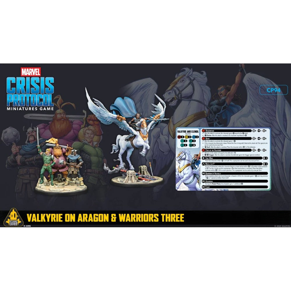 Marvel: Crisis Protocol Valkyrie on Elendil & Warriors Three