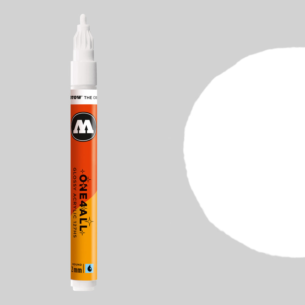 Molotow - Markers - One4All - 127HS - #251 White Glossy 2mm