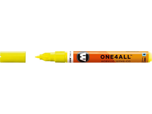 Molotow - Markers - One4All - 127HS-CO - #220 Neon Yellow Fluorescent 1.5mm