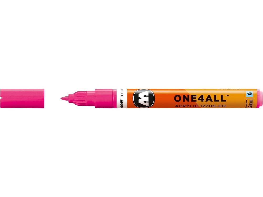 Molotow - Markers - One4All - 127HS-CO - #217 Neon Pink Fluorescent 1.5mm