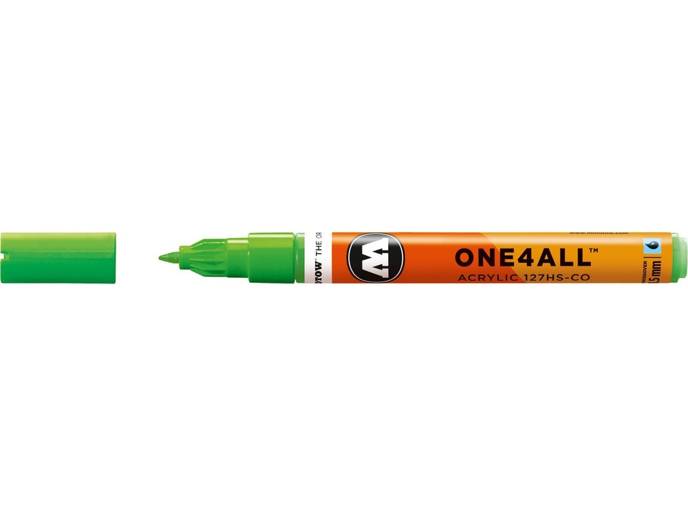 Molotow - Markers - One4All - 127HS-CO - #219 Neon Green Fluorescent 1.5mm