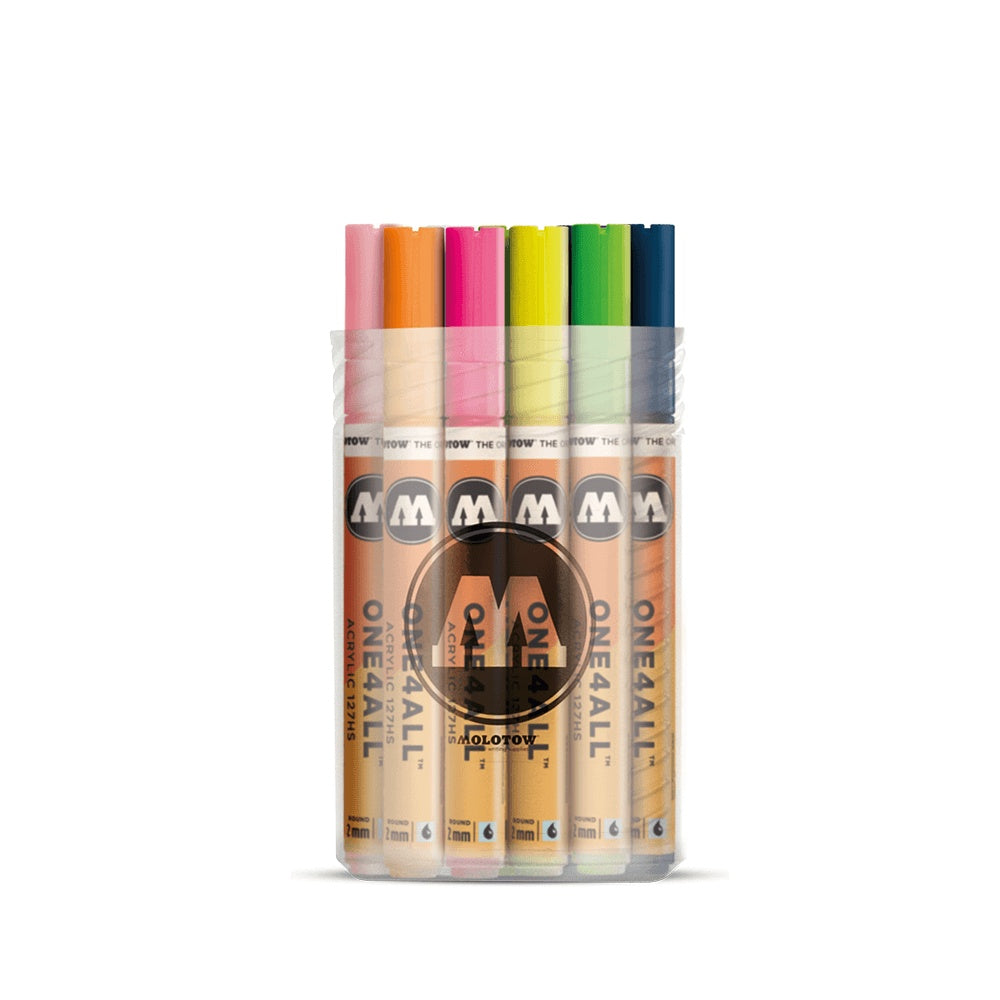 Molotow - Markers - One4All - 127HS - 20Pcs Acrylic Markers 2mm Set 2