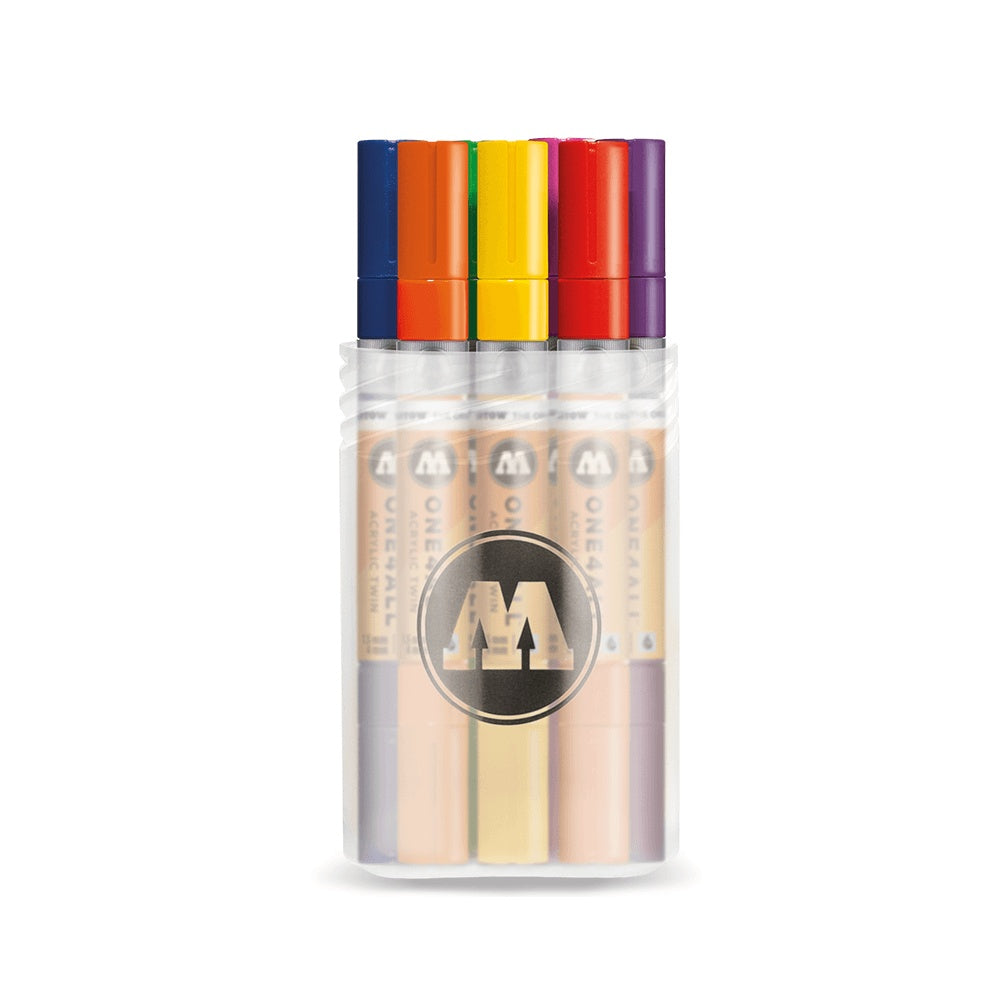 Molotow - Markers - One4All - Twin - Main 1 12 Pc 1.5 and 4mm Set