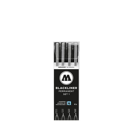 Molotow - Markers - Blackliner - 4Pc Set 1