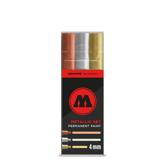 Molotow - Markers - Permanent Paint Marker Set 4mm