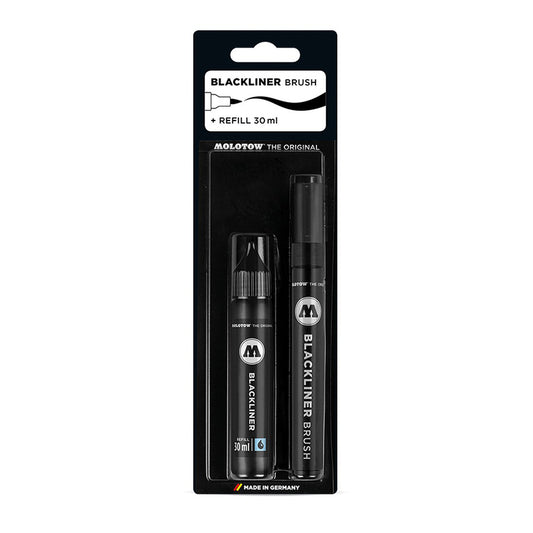Molotow - Markers - Blackliner - Brush&Refill Blister