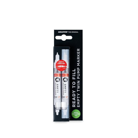 Molotow - Markers - 2X224 Empty Marker With Refill Extension