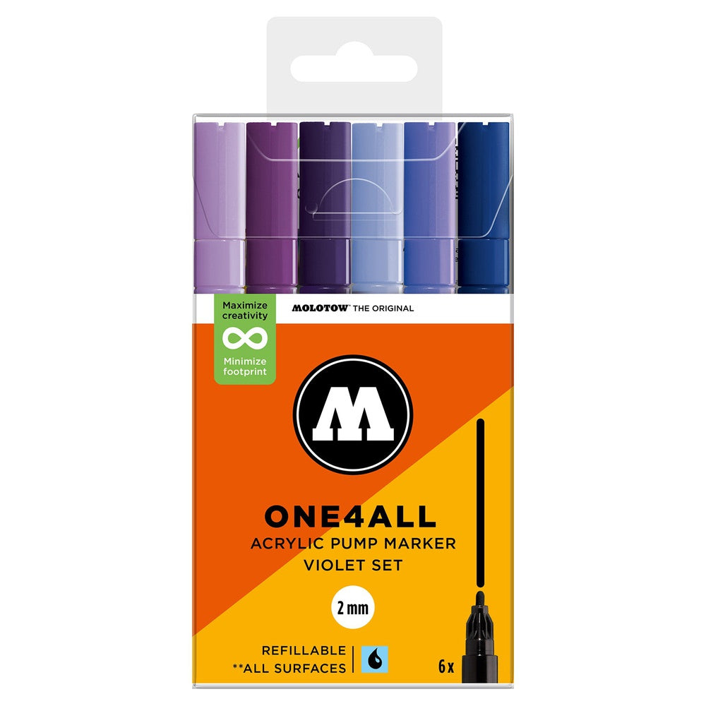Molotow - Markers - One4All - 127HS - Violet Set
