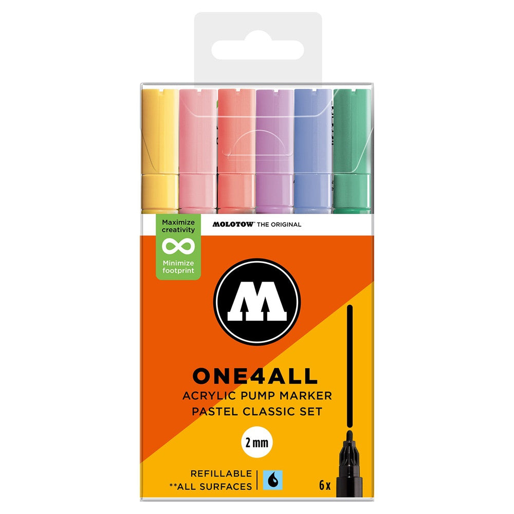 Molotow - Markers - One4All - 127HS - Pastel Classic Set