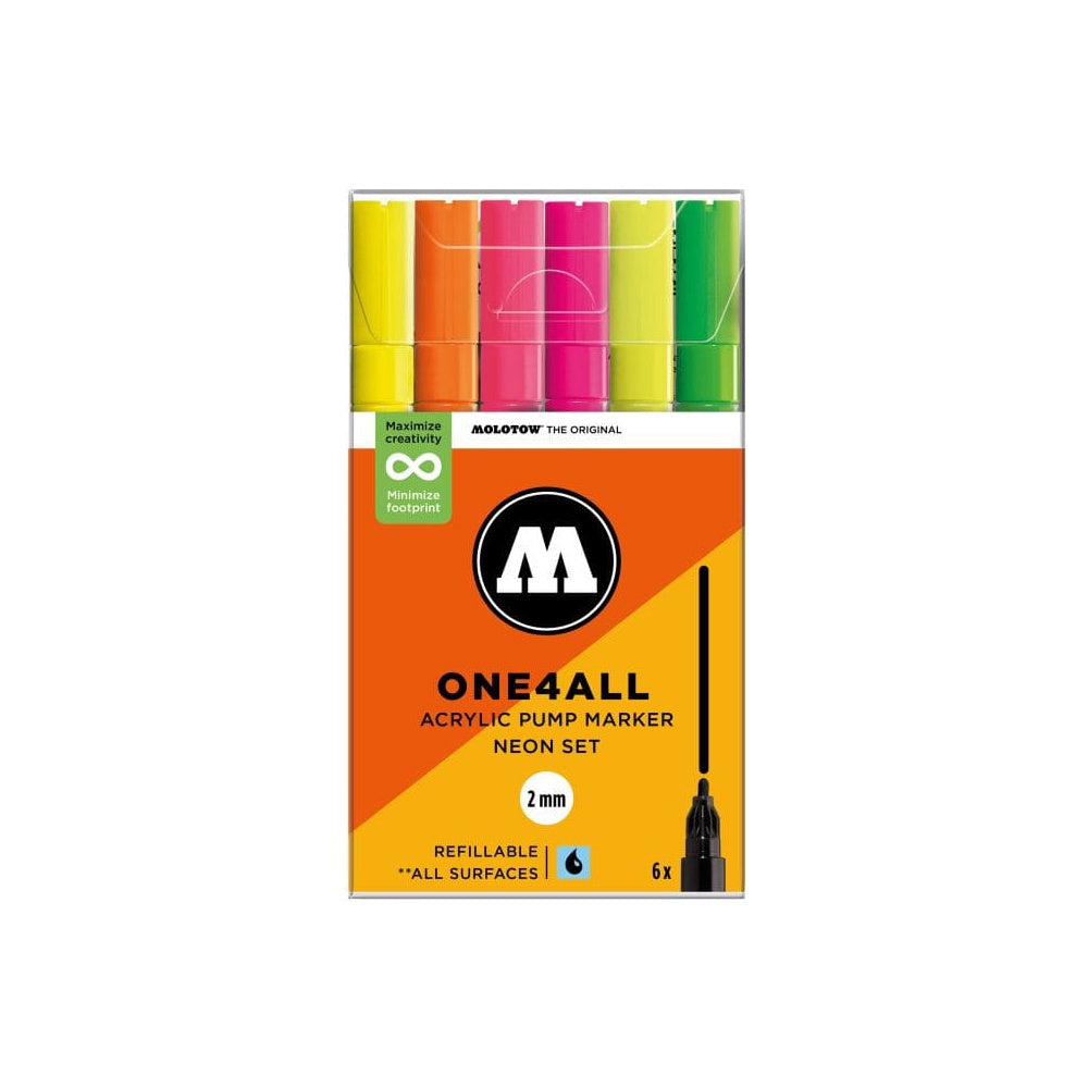 Molotow - Markers - One4All - 127HS - Neon Set