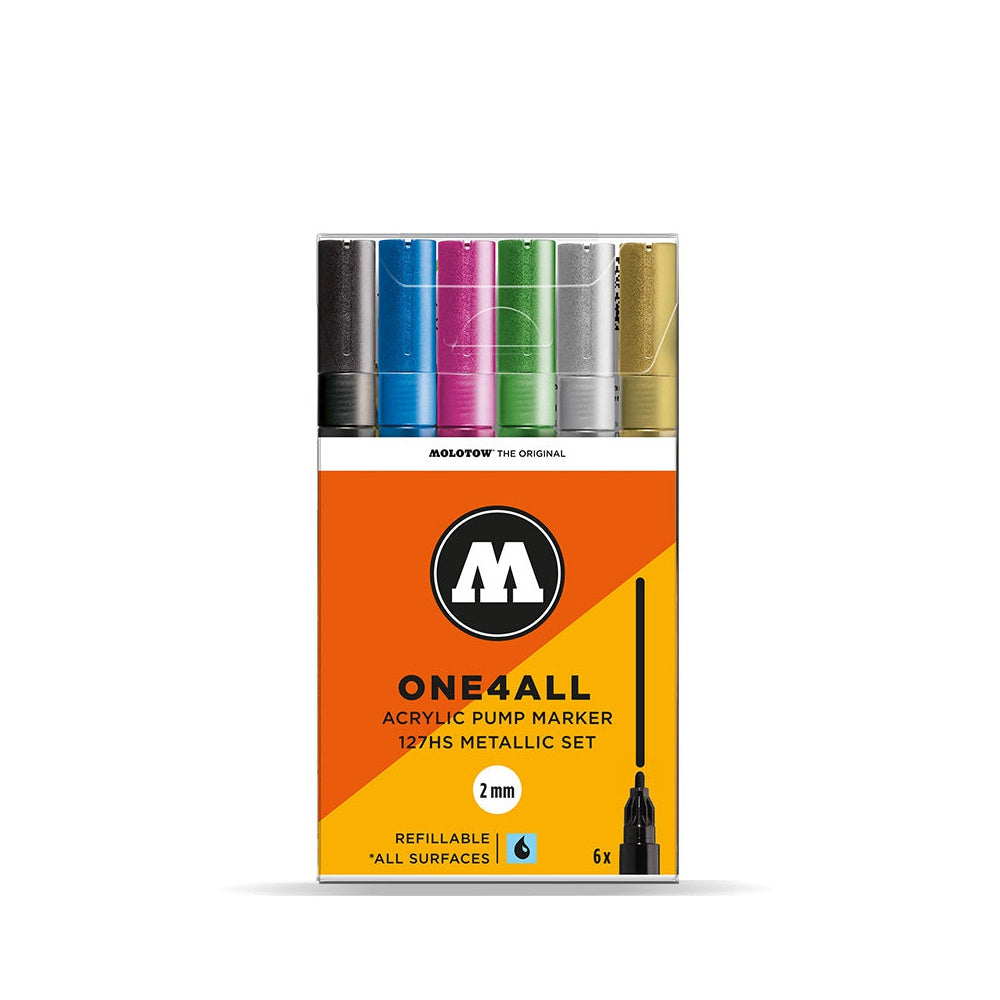 Molotow - Markers - One4All - 127HS - Metallic Set