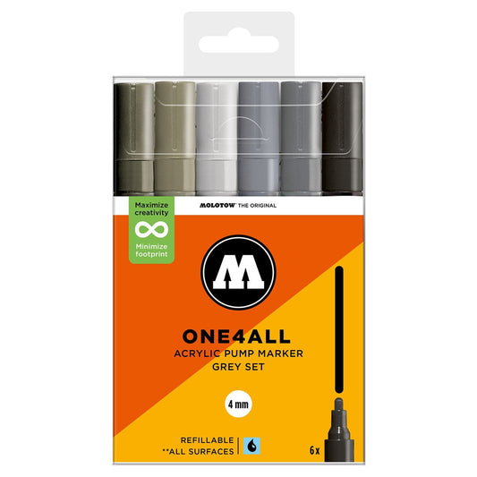 Molotow - Markers - One4All - 227HS - Grey Set