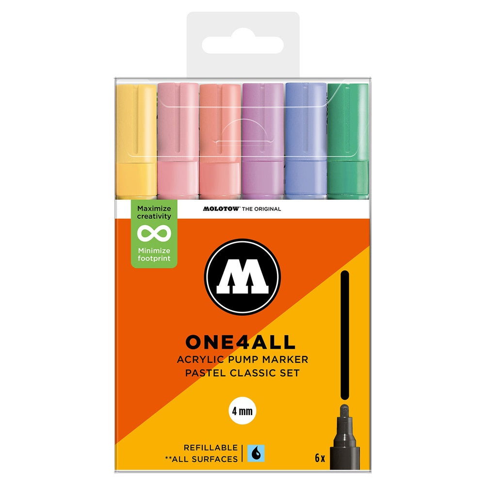 Molotow - Markers - One4All - 227HS - Pastel Classic Set