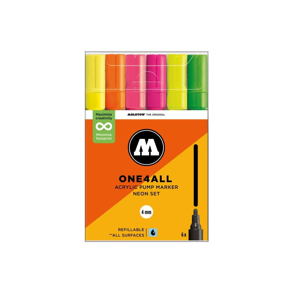 Molotow - Markers - One4All - 227HS - Neon Set