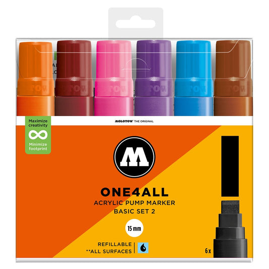Molotow - Markers - One4All - 627HS - Basic Set 2