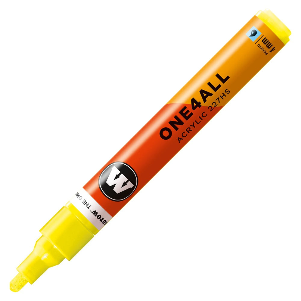 Molotow - Markers - One4All - 227HS - #220 Neon Yellow Fluorescent 4mm