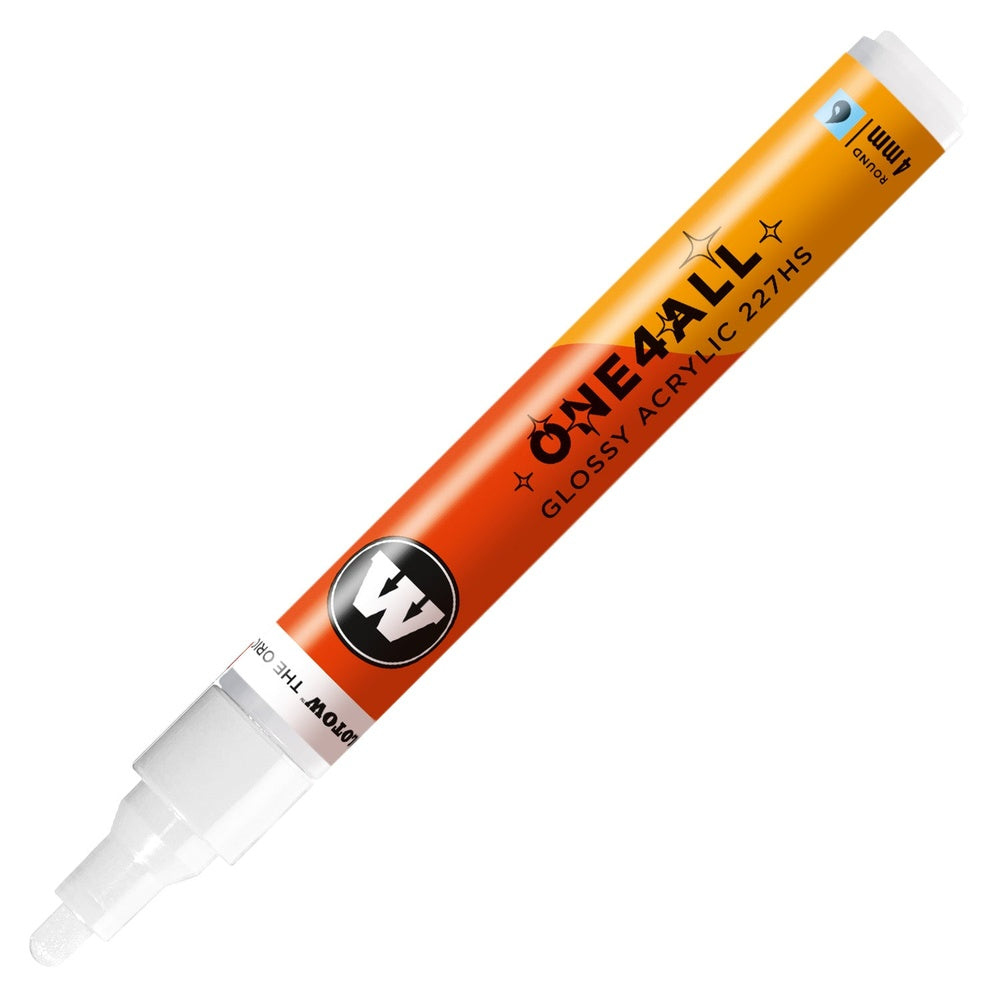 Molotow - Markers - One4All - 227HS - #251 White Glossy 4mm