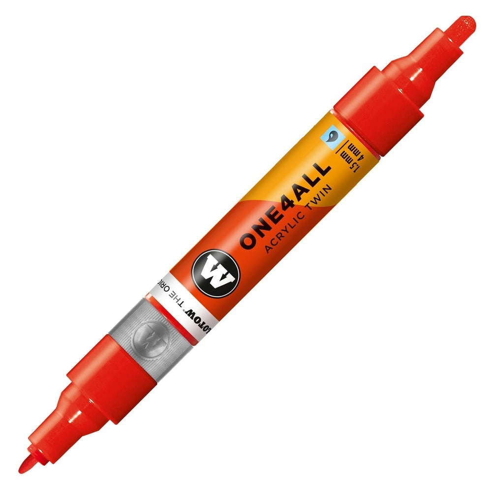 Molotow - Markers - One4All - Twin - #013 Traffic Red 1.5 and 4mm