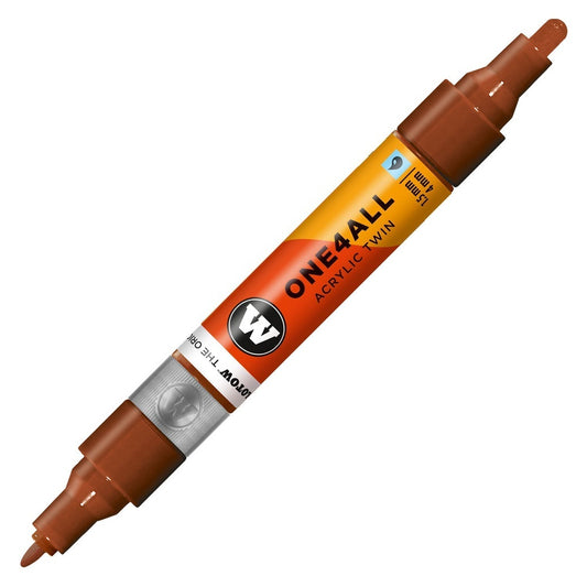 Molotow - Markers - One4All - Twin - #092 Hazelnut Brown 1.5 and 4mm