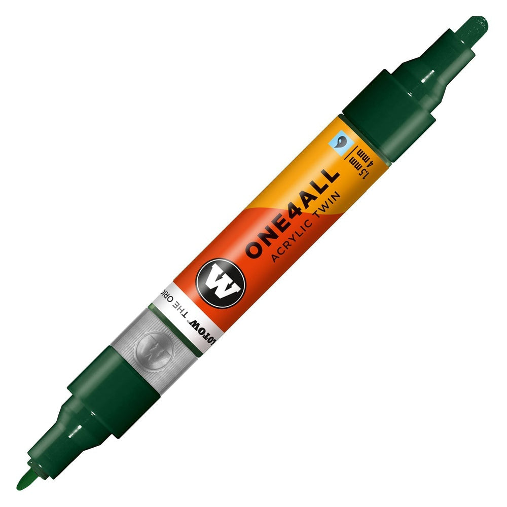 Molotow - Markers - One4All - Twin - #145 Future Green 1.5 and 4mm