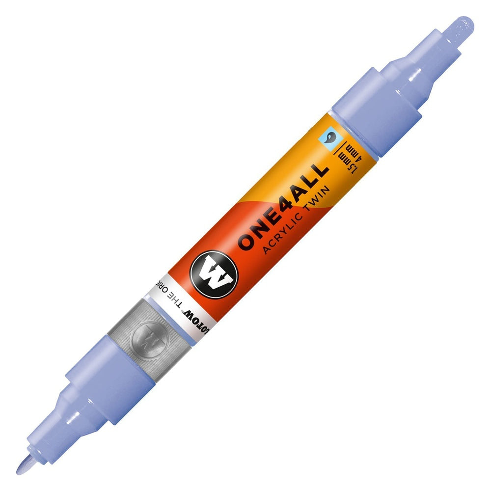 Molotow - Markers - One4All - Twin - #209 Blue Violett Pastel 1.5 and 4mm
