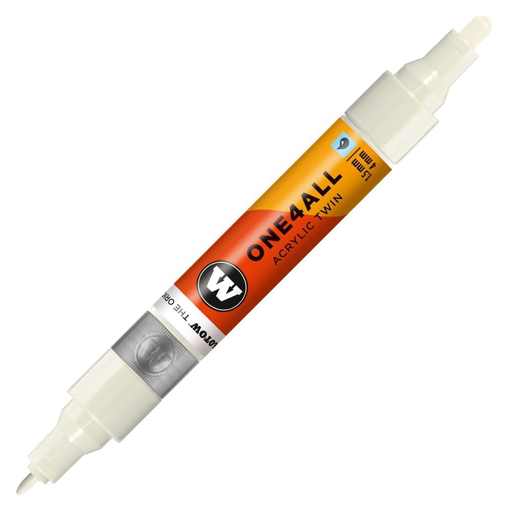 Molotow - Markers - One4All - Twin - #229 Nature White 1.5 and 4mm