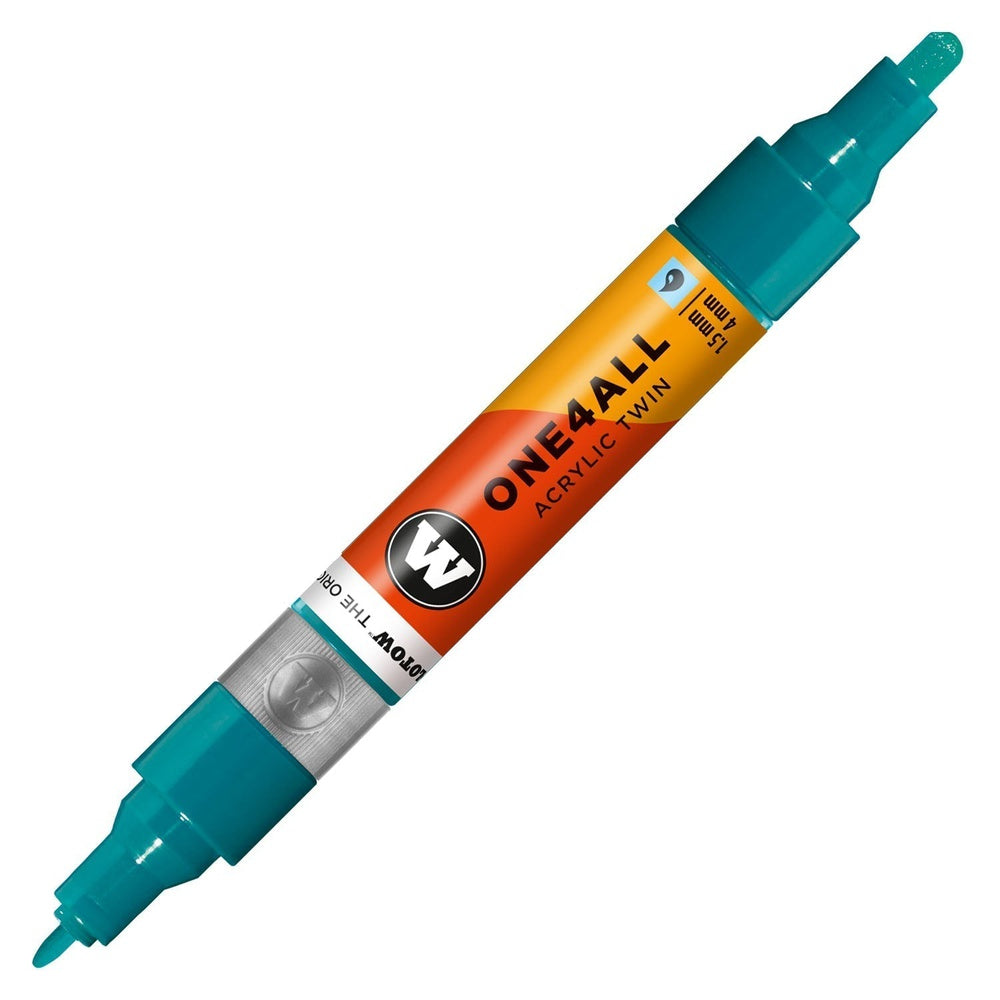 Molotow - Markers - One4All - Twin - #235 Turquoise 1.5 and 4mm