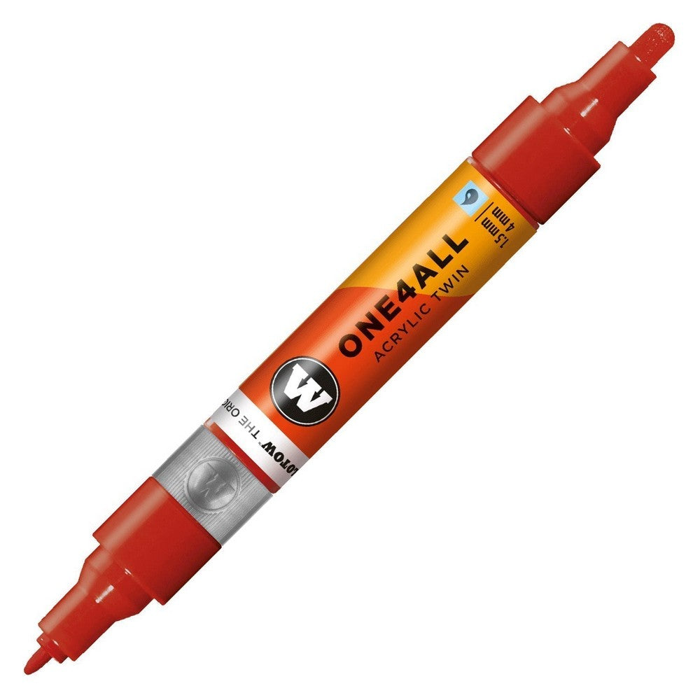 Molotow - Markers - One4All - Twin - #245 Raspberry Red 1.5 and 4mm