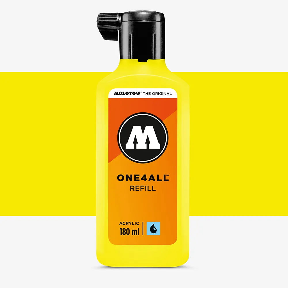 Molotow - Markers - One4All - Refill - #220 Neon Yellow Fluorescent 180ml