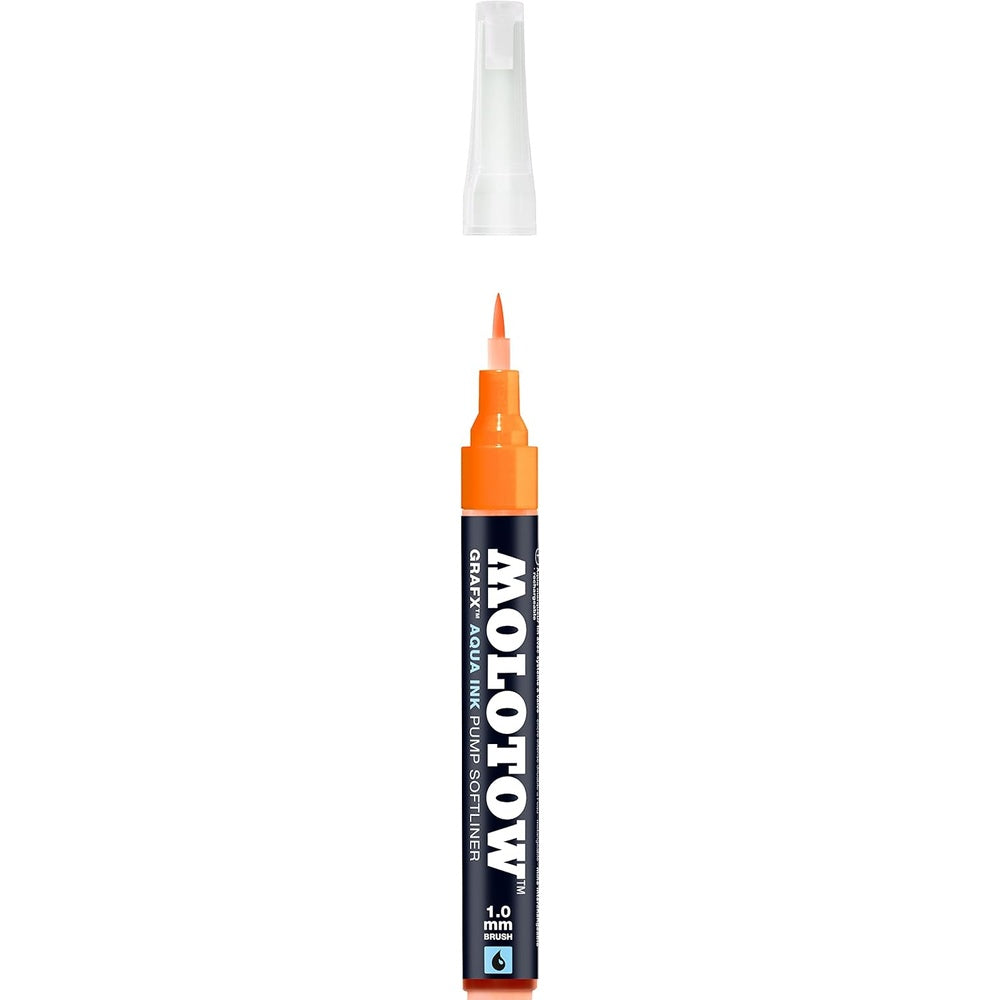 Molotow - Markers - Aqua - Pump - Softliner - #003 Orange 1mm